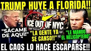PASO DE MADRUGADA! TRUMP NO AGUANTO &iexcl;HUYE A FLORIDA! ESTALLAN LAS PROTESTAS &iexcl;PIDEN JUSTICIA!