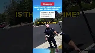 🚨 Filming At His Own House&hellip; Cop Drew A Gun (1st Amendment) ⚖️🎥 #shortsviral