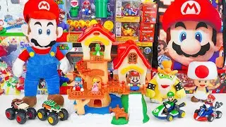 Super Mario Bros Unboxing Toys Review 🏰 Super Mario Bros Adventure House Playset 🍄 Mario ASMR #2