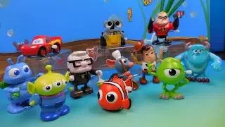 MOVIN'MOVIN' BY TAKARA TOMY DISNEY PIXAR CHARACTER WIND UP TOYS VIDEO REVIEW