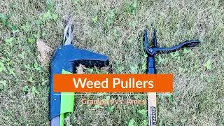 Grampa Stand Up Weed Puller Tool Reviews and Demo: Comparing with AMES