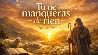Tu ne manqueras de rien. Psaume 23:1 #Dieu #Foi #Psaume23 #Espoir #MessageChr&eacute;tien #JesusChrist