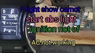 Tata nexon F light show carnot start abs light show ignition not of what problem AC not working