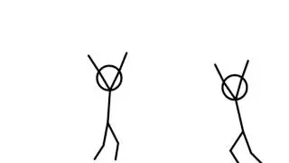 Friendship(stick figure animation)