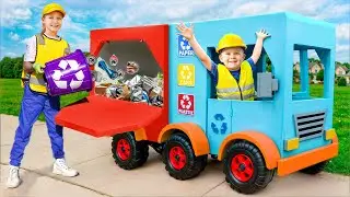 Kids Learn to Sort Garbage - Earth Day Story
