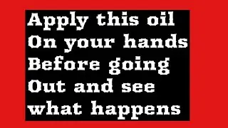 How To Make Effective Money Drawing Oil It Works Immediately. #canada #usa #spirituality #nigeria