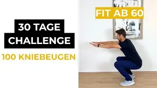 100 Kniebeugen schaffen! 30 Tage Challenge ab 60 - Gemeinsam st&auml;rker! #seniorenfitness #fitimalter