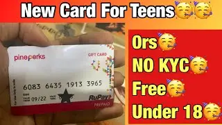 New card for teens ll Pineperks Card Unboxing || Pineperks Gift Card || Pineperks prepaid card