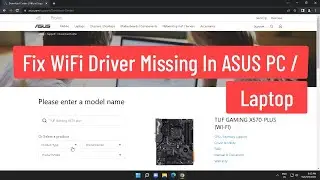 Как установить драйвер Wi-Fi ASUS на Windows 11/10/8/7 | Исправление проблемы отсутствия драйвера...