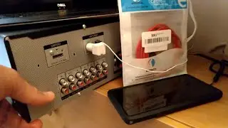 Google Pixel 6 Audio Cable Connection to RCA Stereo Input Jacks