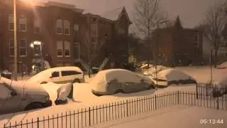 Snowzilla Time Lapse (Washington, DC, 1/22 - 1/24/16)