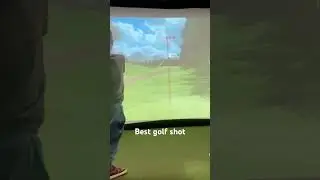 Golfing in my garage Golf #golfsimulator #vr #golfinggame #indoorgolfsimulator #golfmaster #gaming