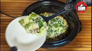 Slow Cooker Egg Breakfast / Crust-less Vegetable Quiche