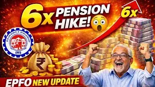 😳 EPFO Pension to Increase 6X? 😱 Big Update for Private Sector Employees!