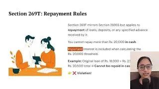 Avoid 100% Penalty! Section 269SS & 269T Rules for Loans, Deposits & Advances