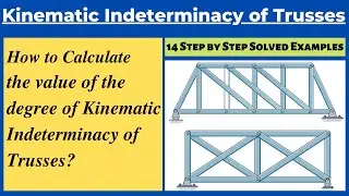 Kinematic Indeterminacy of Trusses|Degree of Freedom of Pin Jointed Plane Frame