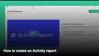 Kissmetrics - How to create an Activity Report