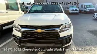 2022 Chevrolet Colorado Work Truck for Sale | Low Mileage | Mint Motors Fort Myers, FL