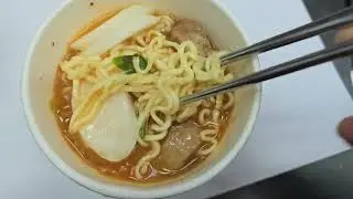 오징어짬뽕 떡갈비 맛있게 #오징어짬뽕 #떡갈비