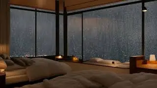 Deep Sleep Instantly: Cozy Rain on Windowpane for Insomnia, Study, and Relaxation ASMR.