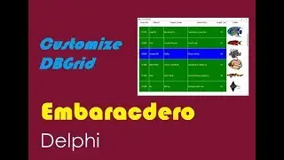 013-Customize DBGrid in Delphi ** Arabic **