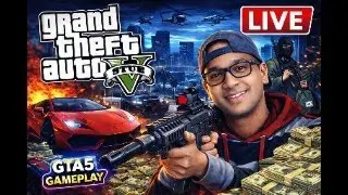GTA 5 LIVE 🔴 | PS5 Gameplay | Open World Chaos, Missions & Fun | 8:30PM IST