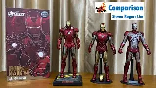 Hot Toys Comparison Iron Man Mark 7 Diecast Special Edition MMS500D27 The Avengers