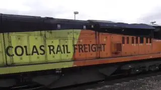 Colas 70806 with Westbury to Bescot engineers train