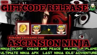 ASCENSION LEGENDARY NINJA AND INFO GIFTCODE RELEASE NINJA LEGEND IDLE | NINJA GLORY