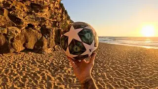 I Turned This Beach Into a Football Training Ground