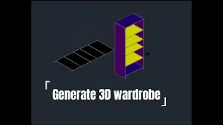 [cad plugin] Generate 3D wardrobe