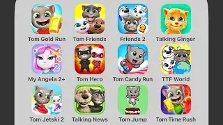 Talking Tom Gold Run - Full Gameplay / Walkthrough (iOS, Android) Episodes 1-3