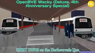 OpenBVE Wacky (Deluxe) - SMRT C751B on the Harbourvale Line