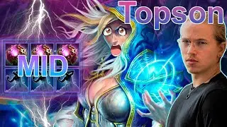 Topson [Crystal Maiden] - Mid. Иисус дота 2!