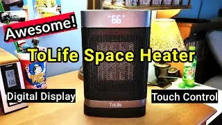 ToLife Best Mini Portable Digital Thermostat Electric Space Heater! How To Use & Review! 🔥