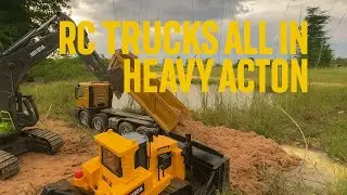 RC Outdoor Filling Work ASMR | RC Truck Lab