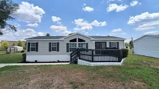 Se Vende Lindo Mobile Home con Terreno Incluido de 3 Dormitorios 2 Ba&ntilde;os en Kissimmee, Florida 34741