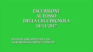 ESCURSIONE AL FOSSO DELLA CECCHIGNOLA ROMA