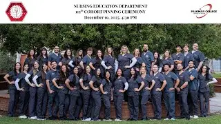 Palomar College Nursing Pinning Ceremony Fall 2025