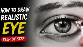 How to draw Realistic Eye Drawing Step by Step | Pencil Sketch Tutorial 
