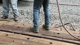 B10I4144 - Rebuilding Robinwood Park Mainline Grade Crossing at Sabattis - September 6, 2022