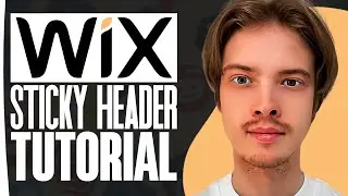 Wix Sticky Header Tutorial (EASY 2025)