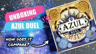 Azul Duel + Component Upgrades | Board Game Unboxing - How Does it Compare?