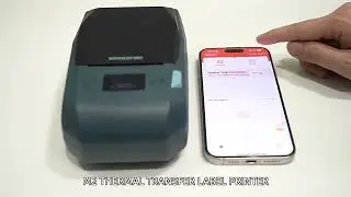 Niimbot M2 imprimante d'&eacute;tiquettes &agrave; transfert thermique Portable multi-