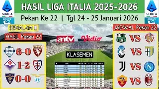 Hasil Liga Italia Tadi Malam ~ COMO vs TORINO ~ LECCE vs LAZIO ~ Liga Italia 2025-26 - Pekan Ke 22