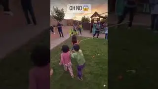Kid birthday party almost goes sideways
