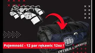 Duża torba Pit Bull Sports - Pojemność 12 par rękawic 💪 💪