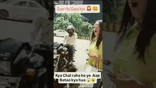 rapido Biker ke Saath kaisa 😱 Kar rahi ladki 🤬 Kya sahi aur kya galat 🤔#indoririder09 #shorts