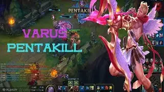 Varus 1v5 Pentakill Montage 2017 [LOL MHP GAMING]