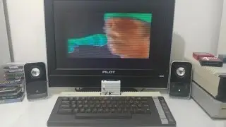 Демонстрация потокового видео на настоящем компьютере ATARI 8BIT